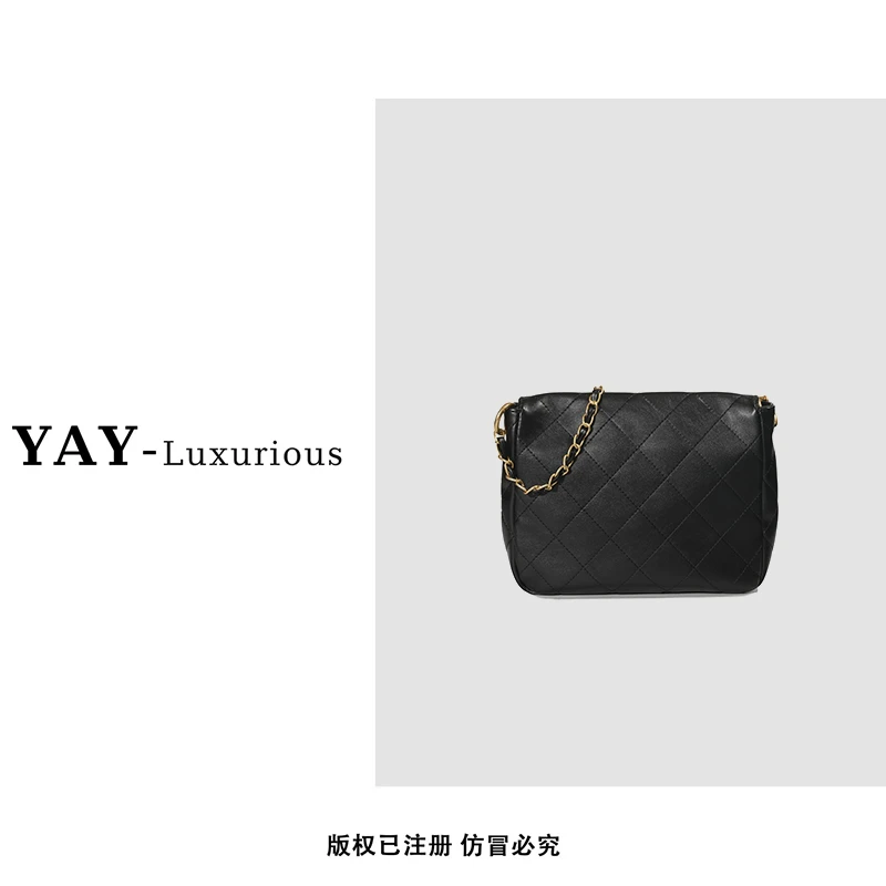 【海外奢品】轻奢简约女包时尚百搭单肩包BV040-黑色