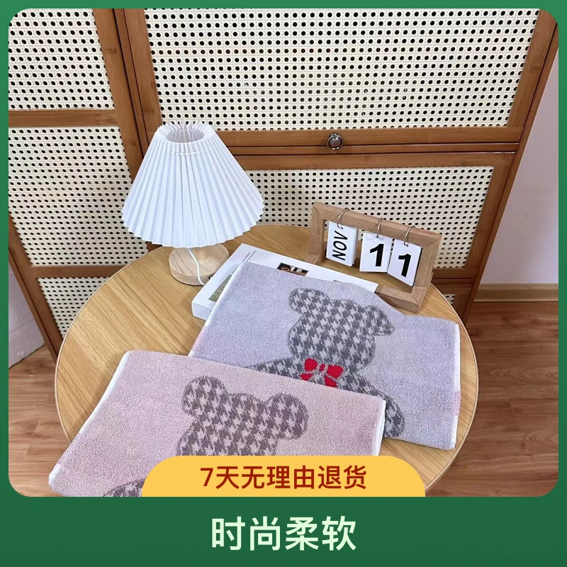 【4条装纯棉毛巾】微瑕35*75全棉毛巾情侣洗澡吸水加厚加大时尚柔软