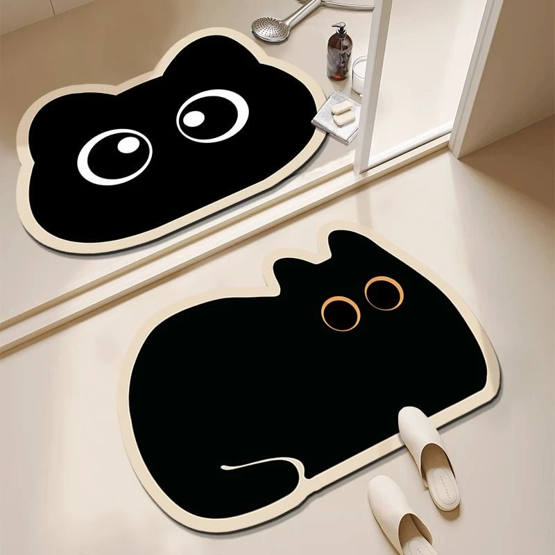 吸水地垫卫生间硅藻泥浴室吸水地垫卫生间门口脚垫家用速干防滑可
