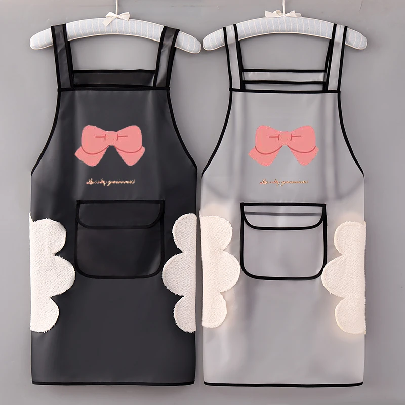 围裙时尚成人防水防油做饭家用擦手网红洋气可爱防污可定制工作服