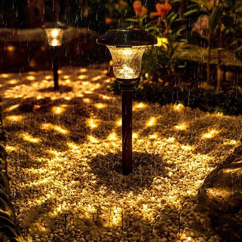 太阳能草坪灯庭院灯花园户外防水装饰院子花园农村露营地地插灯饰