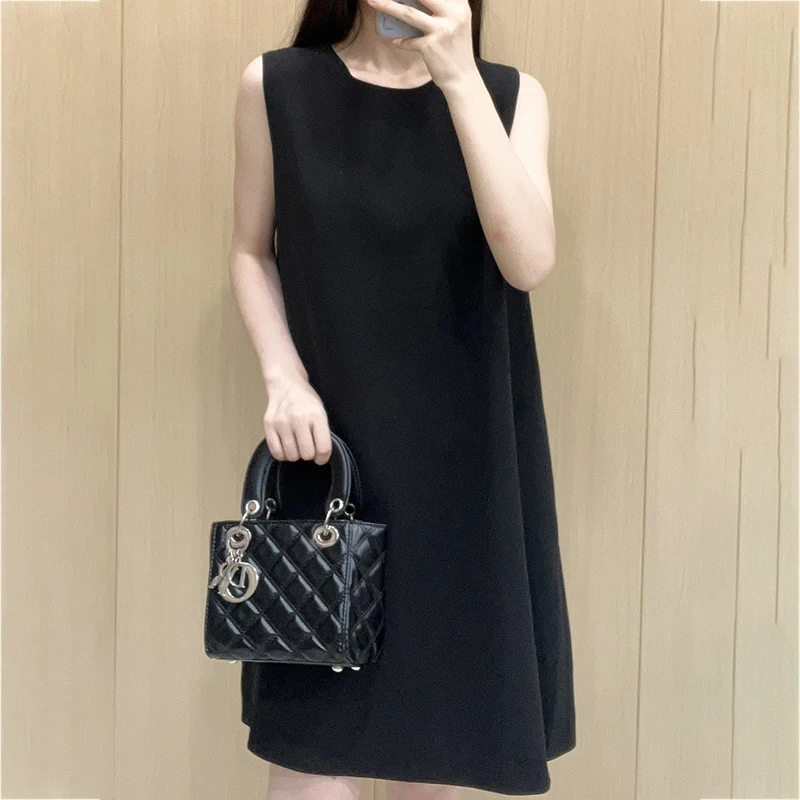 36650【J系列】圆领时尚坎肩连衣裙DH5909