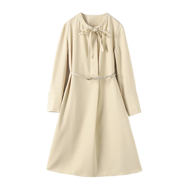 27225【伊NX】纯色气质款连衣裙YH33447