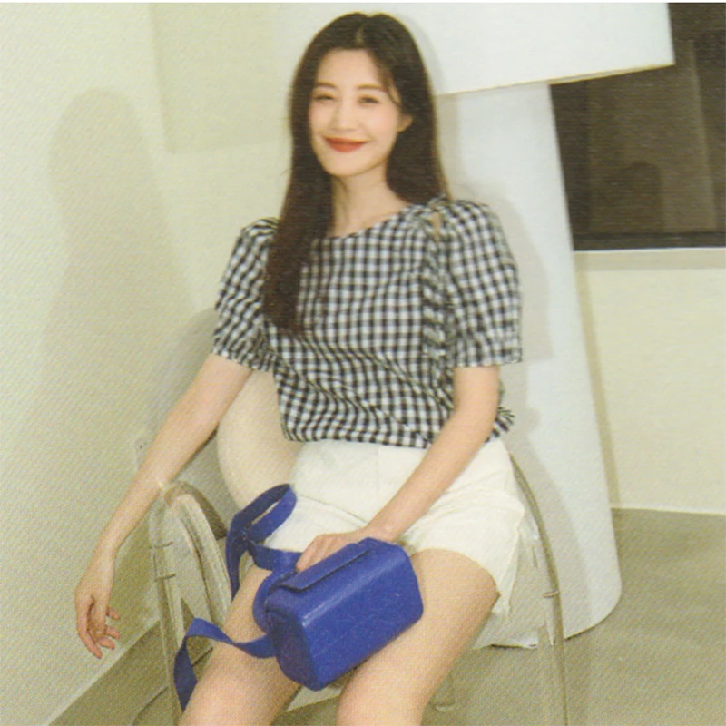 24377【MU系列】格子宽松衬衫22211619E3