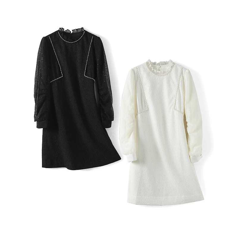 29441【袖系列】气质名媛宫廷风连衣裙2WT10B06631