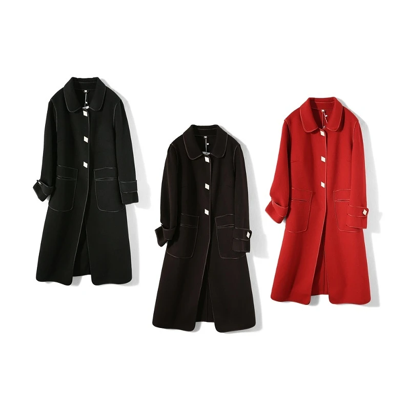 28111【梵系列】设计感毛呢外套J01212238