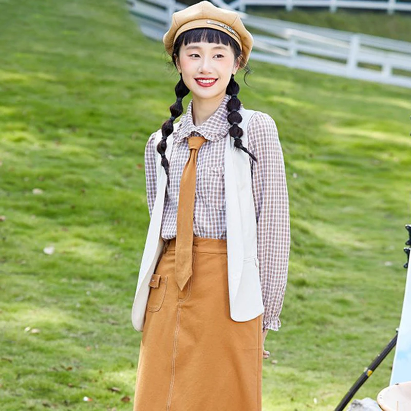 32258【觅系列】复古西装马夹31MJ77C085