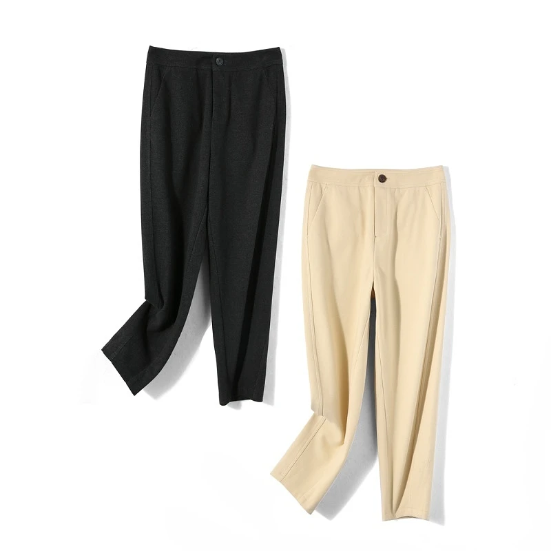 28675【碧k系列】垂感时尚休闲裤HD5227+HD5223