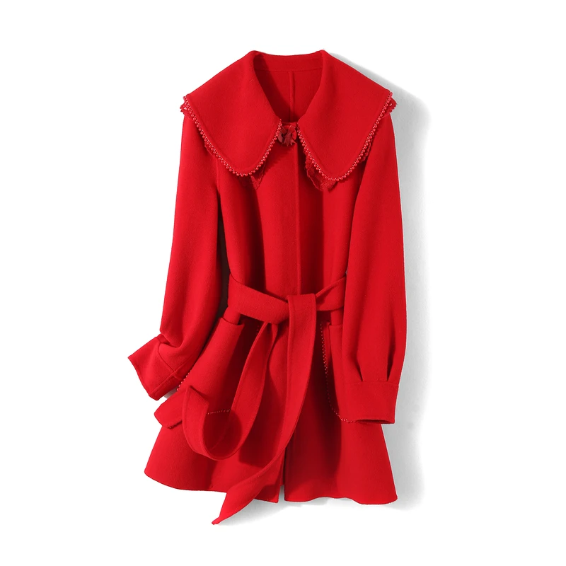 28495【千D系列】披肩领双面呢外套2281022D