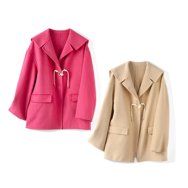 29068【金系列】双面呢大衣外套T2DE900