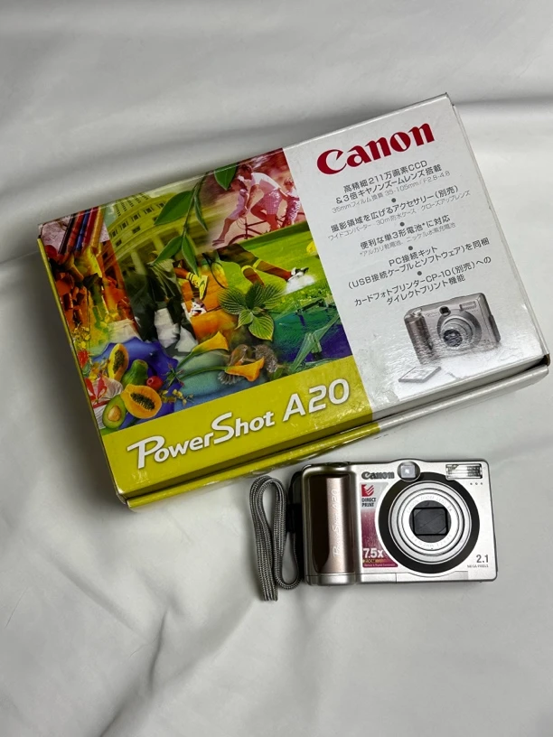 9新 Canon/佳能 A20 CCD相机 211w像素 3倍光学变焦