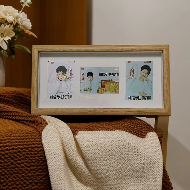 孙颖莎欧扎克小卡专用相框两竖一横放4寸照片小红书推荐礼物定制