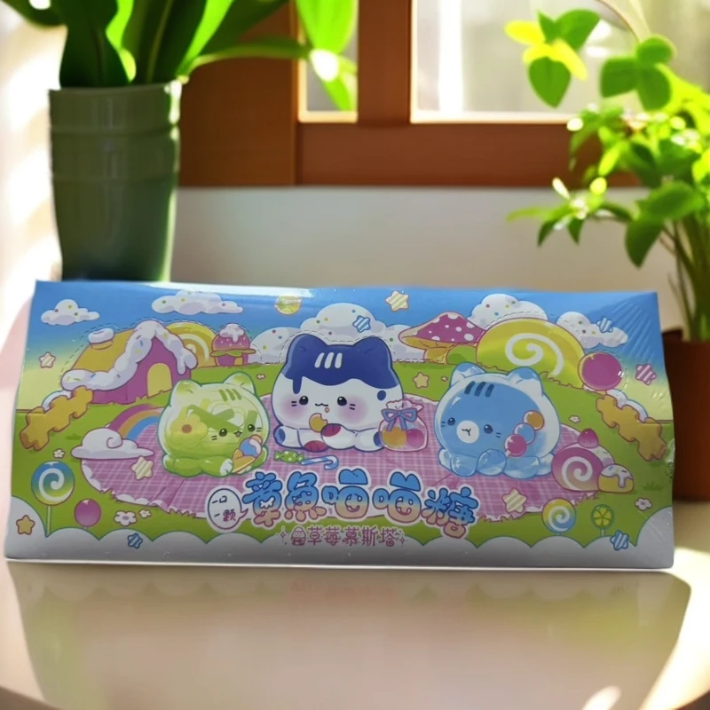 【拆盒】二代一口一颗章鱼喵喵糖盲袋盲盒潮玩摆件