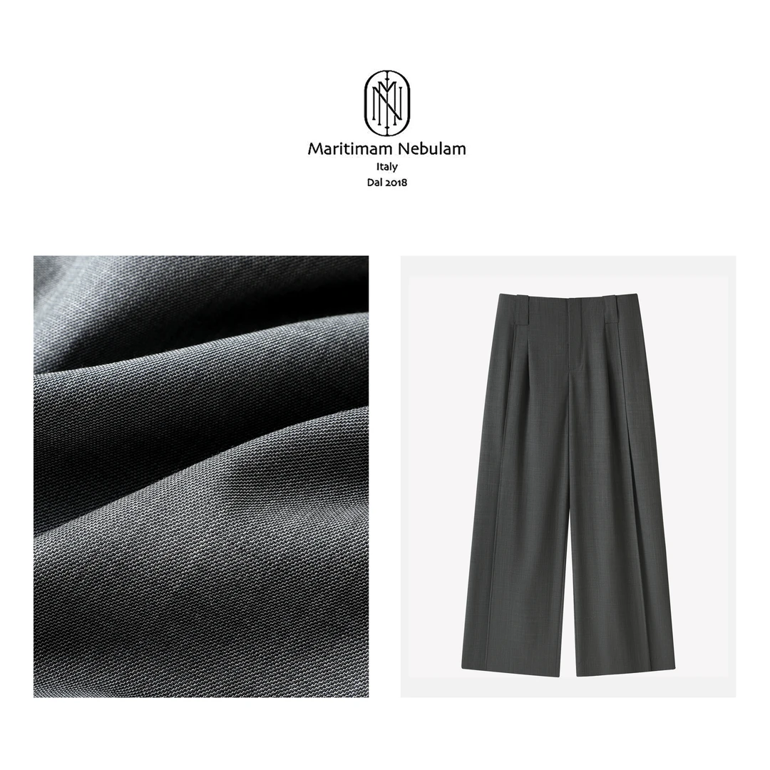 Maritimam Nebulam 【高智格雷】浅灰色西裤 XZ242