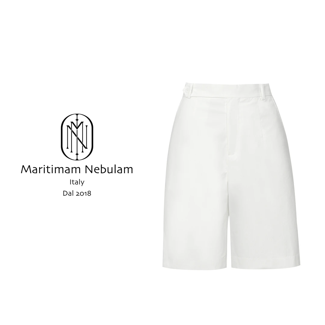 Maritimam Nebulam【精致极简】欧洲进口棉时尚休闲磨毛短裤 XZ017