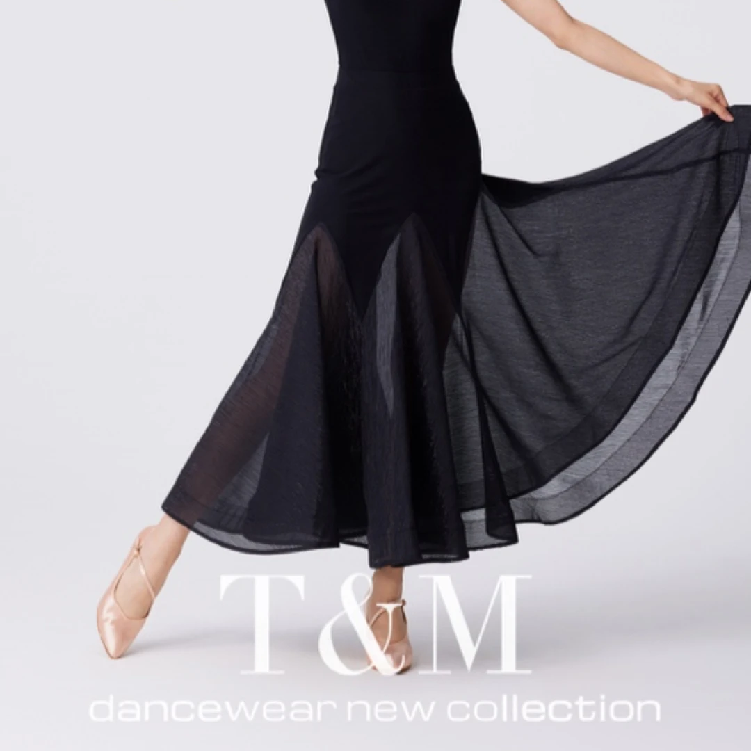 T&M Dancewear ｜温柔小调半身裙｜优雅气质摩登舞半身裙