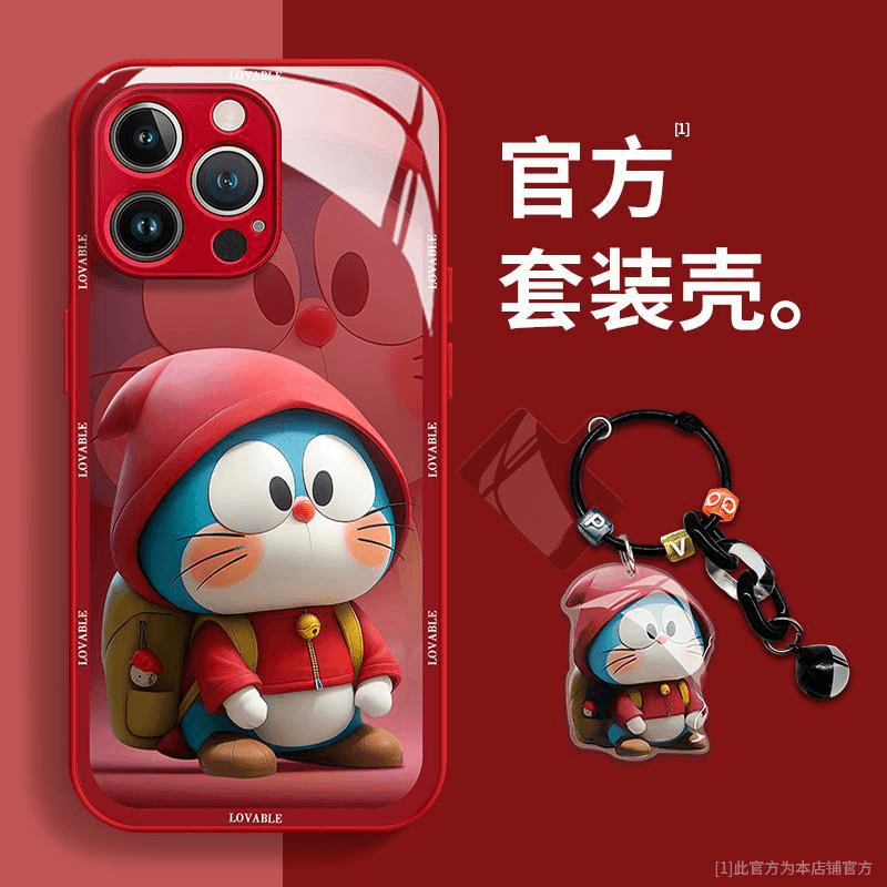 红帽叮当 适用VIVOS17手机壳新款s16pro可爱S12创意S10全包玻璃壳