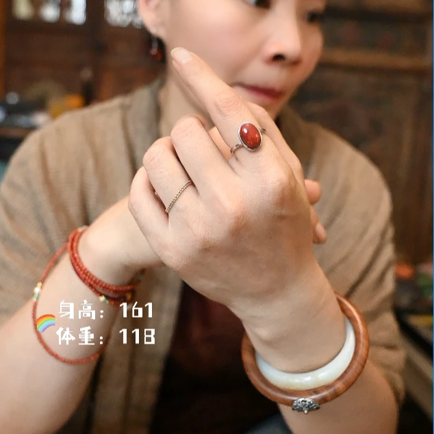 925银珐琅戒指 茶语-女款多样性戒指戒面戒托多样性，介意谨慎下单