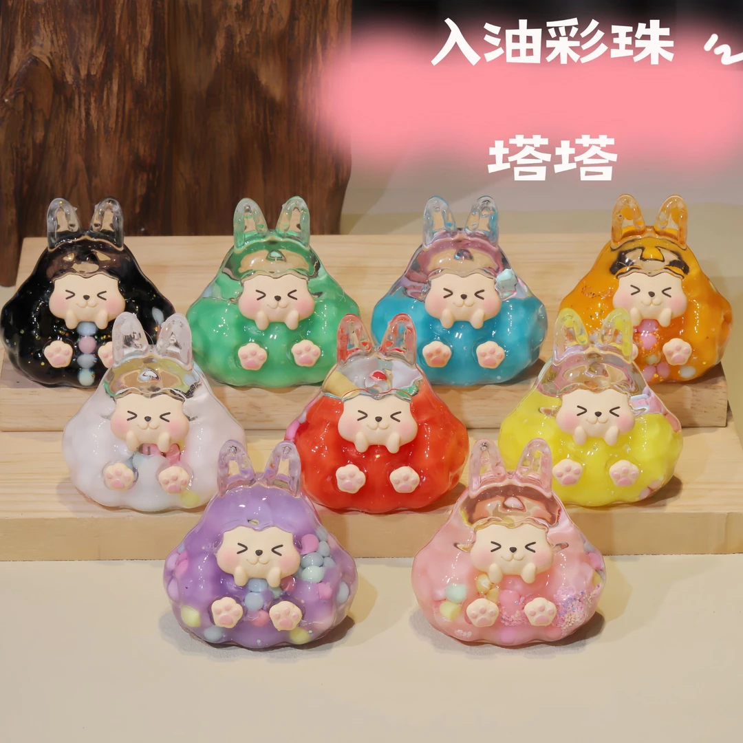 爆款巨无霸可爱入油夜光塔塔大号摆件diy饰品
