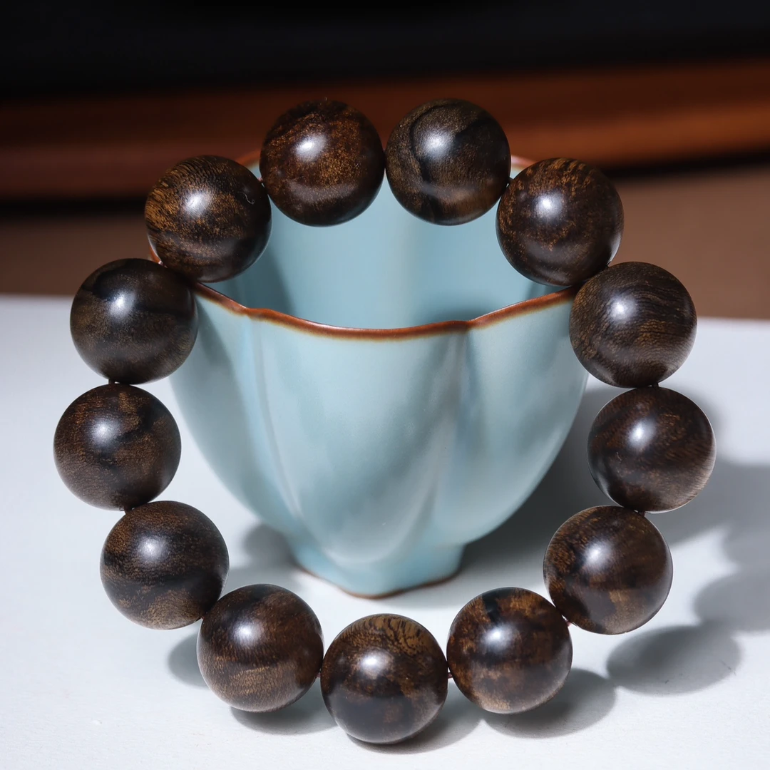 天然沉香手串印尼达拉干沉香18mm沉香