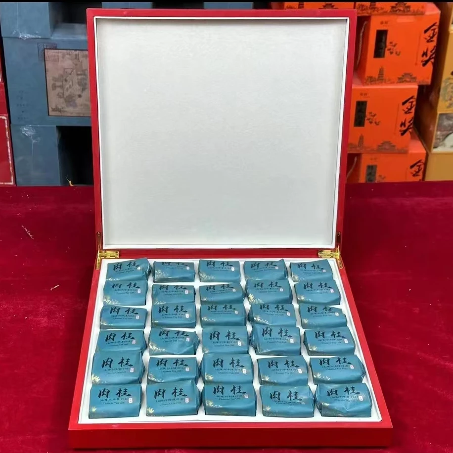 320+五福茶礼牛栏坑肉桂岩茶乌龙茶送礼年货送礼