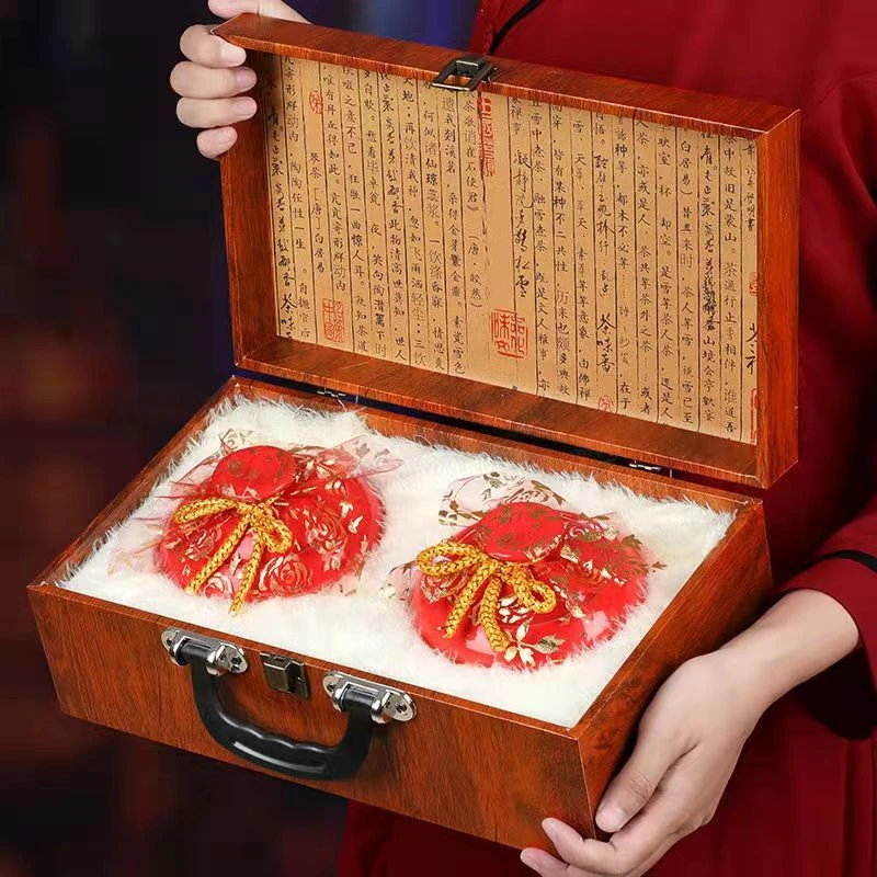 山水之上节日送礼陶瓷罐装云南普洱茶糯香碎银子熟茶年货节送礼