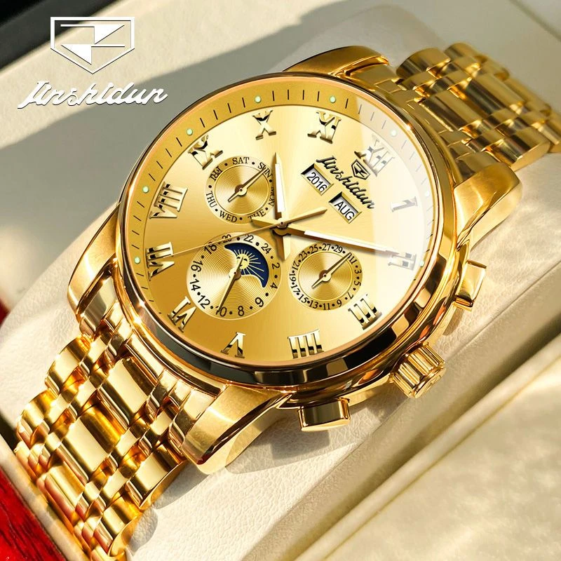 男士手表高档机械表2023新款瑞士认证金仕盾全自动夜光防水手表男