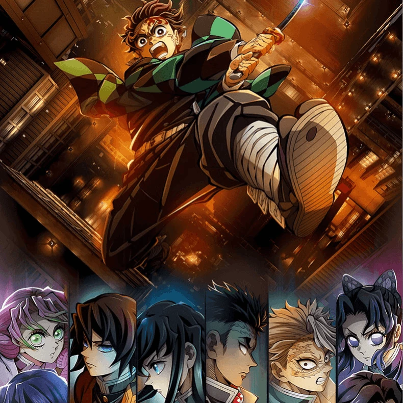 【拆童年】鬼灭之刃色纸【A5大卡】瑞卡文创第一弹