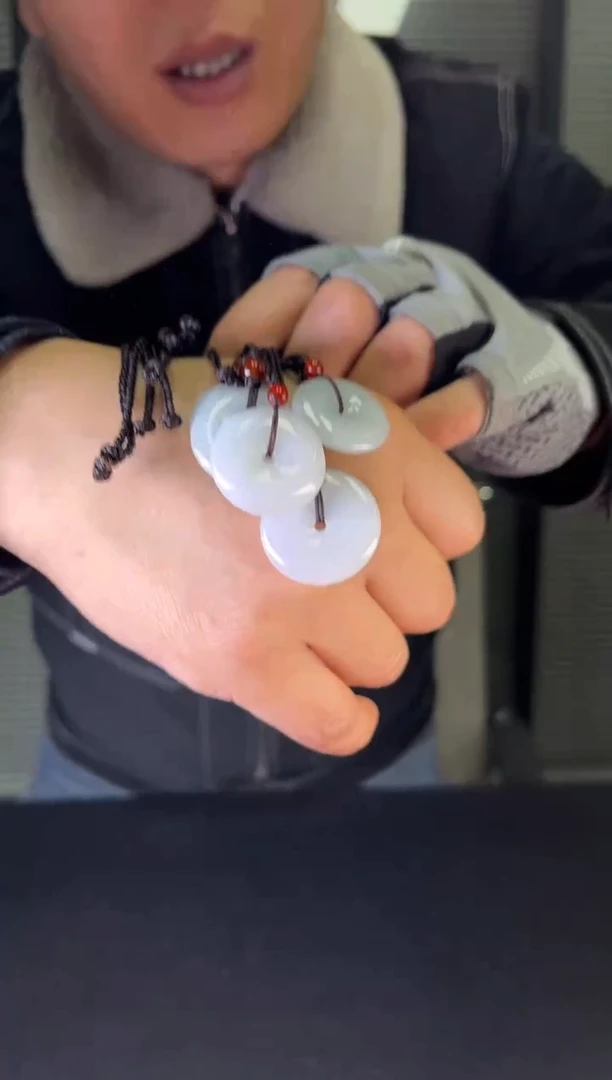 【闪购商品】翡翠平安扣未镶嵌翡翠挂件/多样性发CZH827