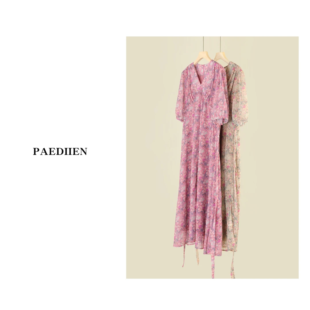 【北总严选】帕迪恩短袖连衣裙2308-1春夏超显瘦连衣裙