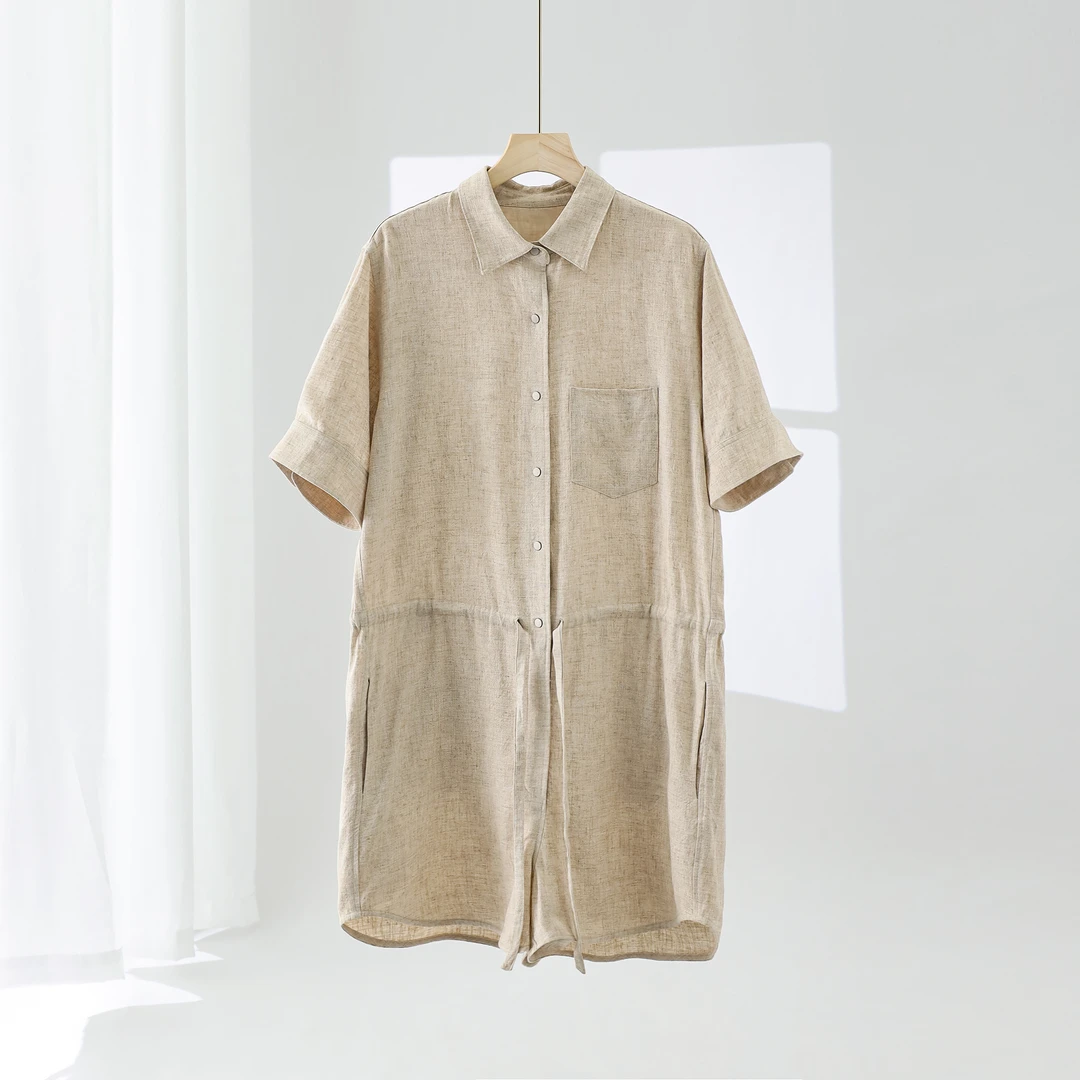 【北总严选】帕迪恩翻领气质百搭休闲连体裤S24S150