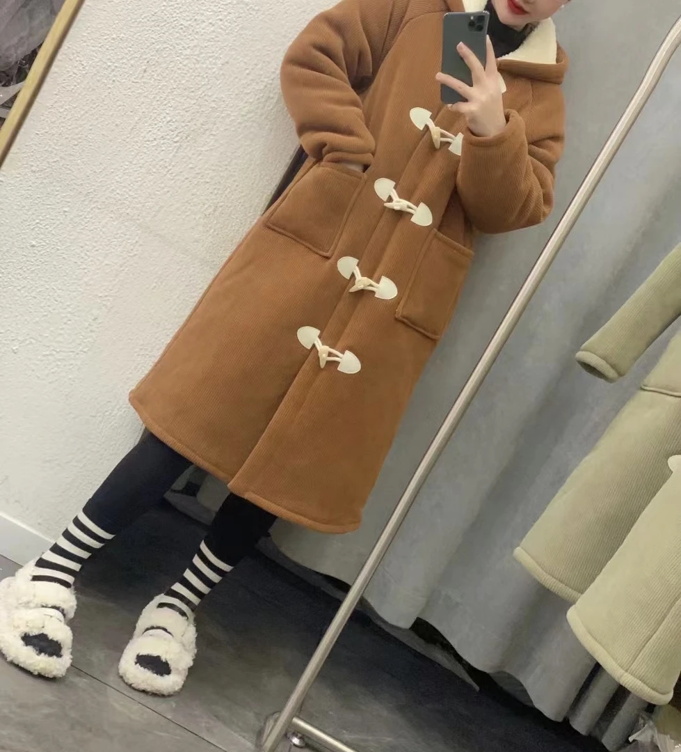 牛角扣加厚棉外穿居家服（N O退N O换）