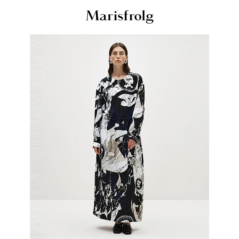 【新能量·水墨东方系列】Marisfrolg玛丝菲尔连衣裙A1EG11176