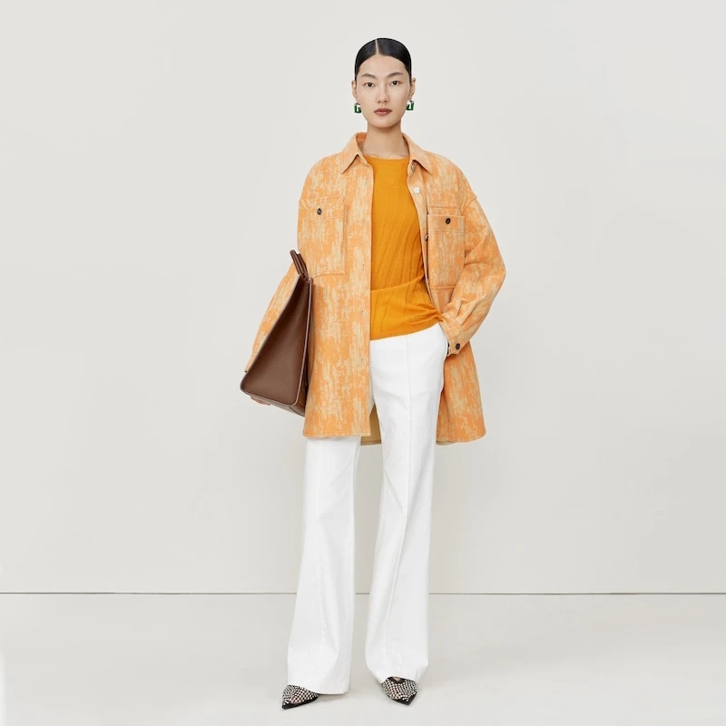 【商场同款新品】Marisfrolg/玛丝菲尔时尚百搭毛呢外套A1CX10028