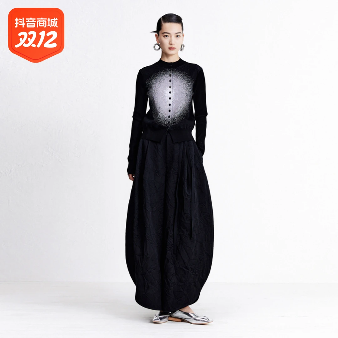 【冬姐精选】ZHUCHONGYUN【圆启东方】23秋新显瘦O2针织开衫