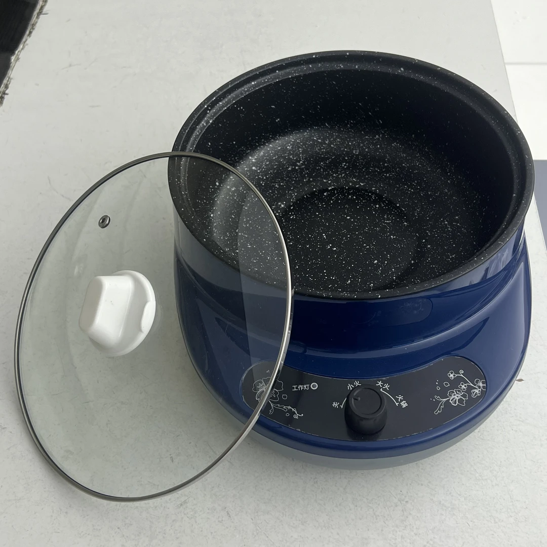 【xld】电煮锅麦饭石不沾轻油烟多档位可调 kp