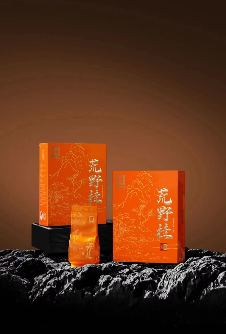 华心袍 荒野桂 肉桂 一盒90克 （9克x10泡）武夷岩茶 乌龙茶