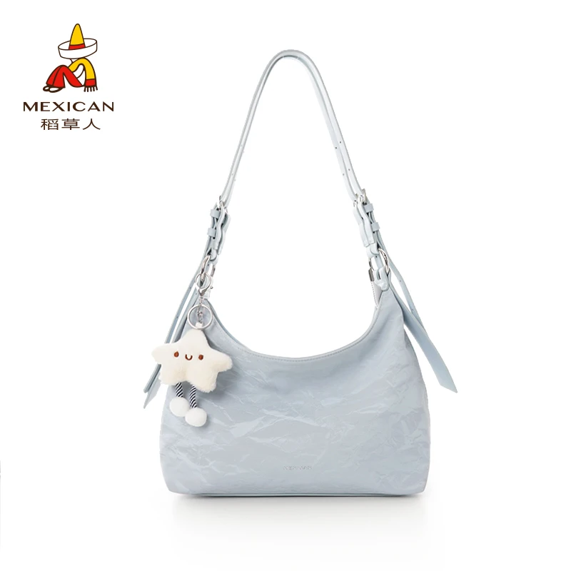 稻草人2024新款时尚百搭小众高级感托特包单肩斜挎包