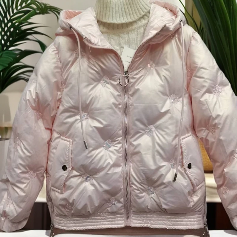 【小熊刺绣棉服】2024年秋冬新款中大童童装棉服短款免洗连帽棉衣