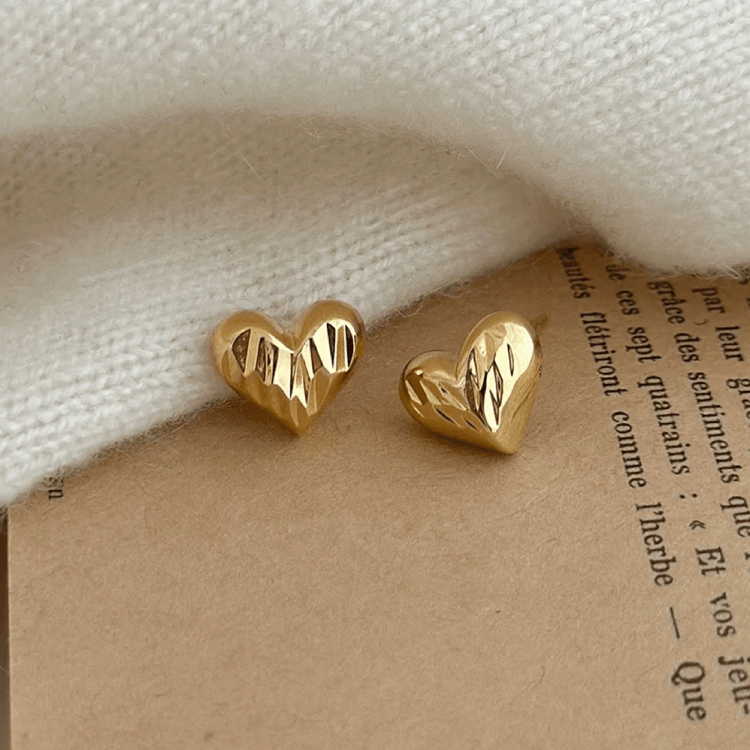 「还要心动几次」独特爱心耳夹无耳洞气质小众法式高级