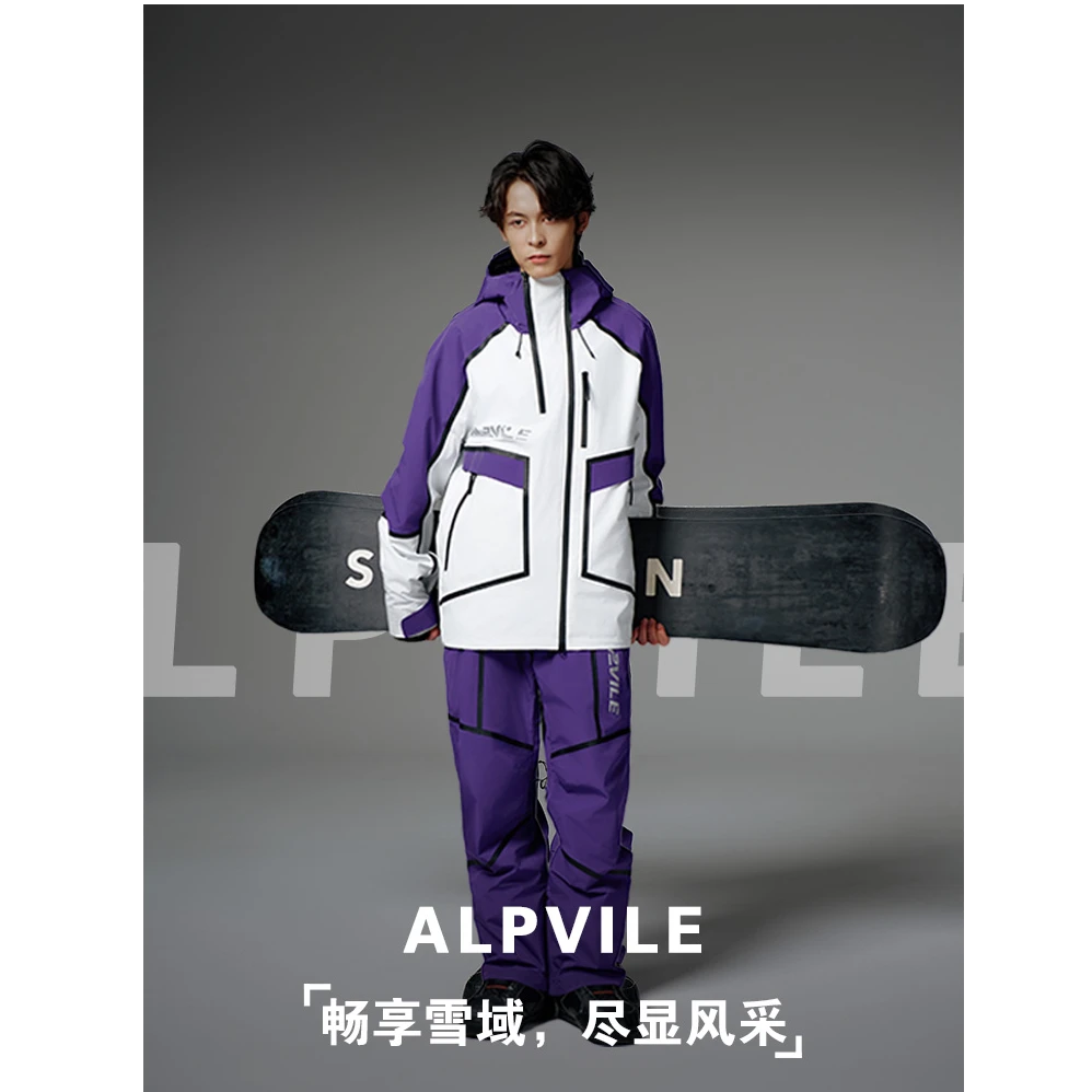 24 25新款滑雪服套装全压胶男款女款单板双板防水防风保暖透气
