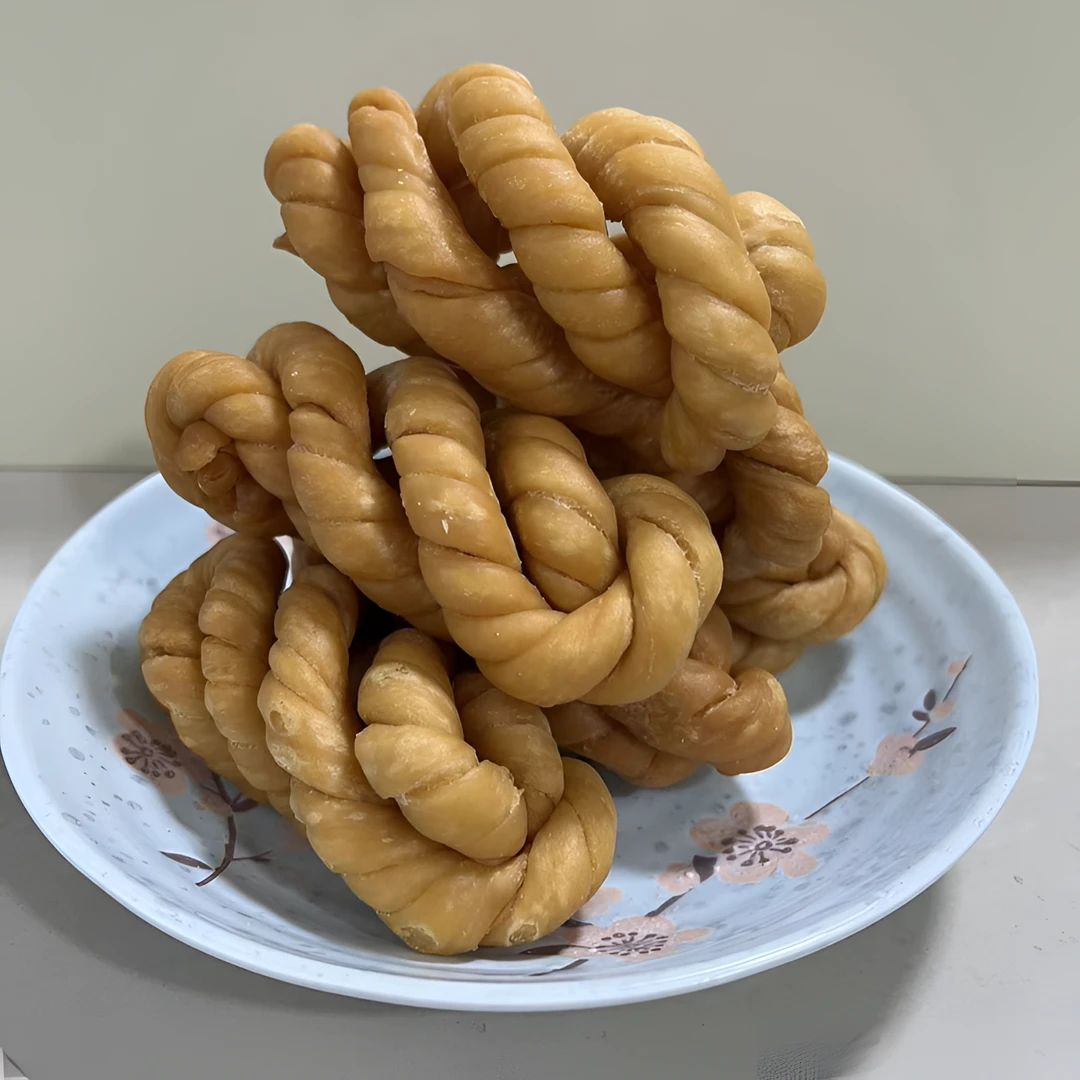 亳州本地特色手工麻花老麻花无添加芝麻香油炸制清真食品营养