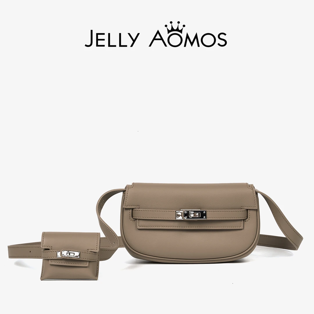 【顺琦手袋】Jellyaomos新款休闲时尚夏季真皮单肩斜跨小众JY7A0032