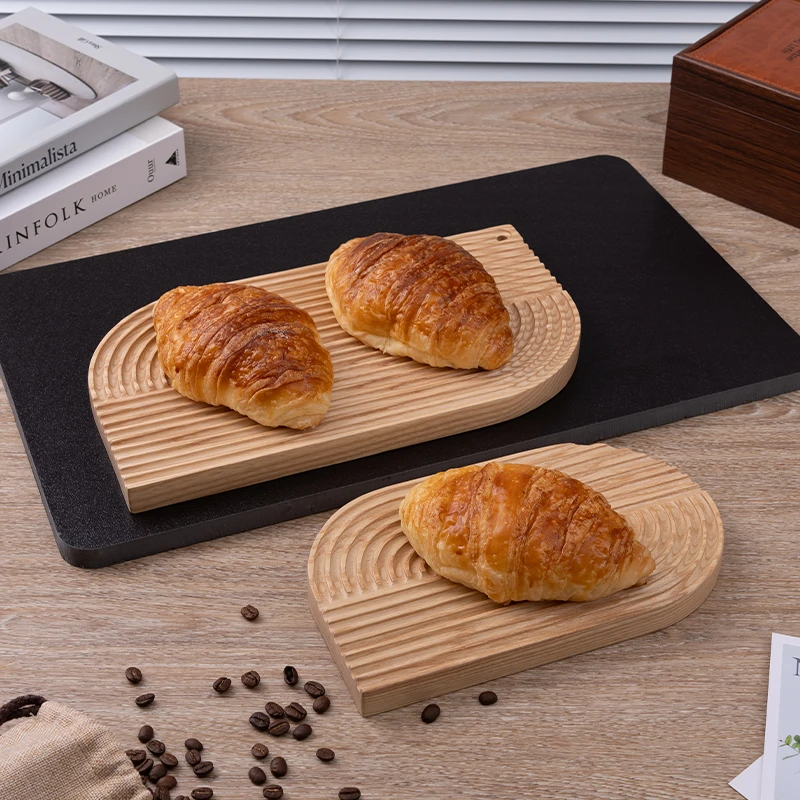 日式木质托盘餐盘实木西餐西点面包板木制下午茶盘原木创意隔热垫