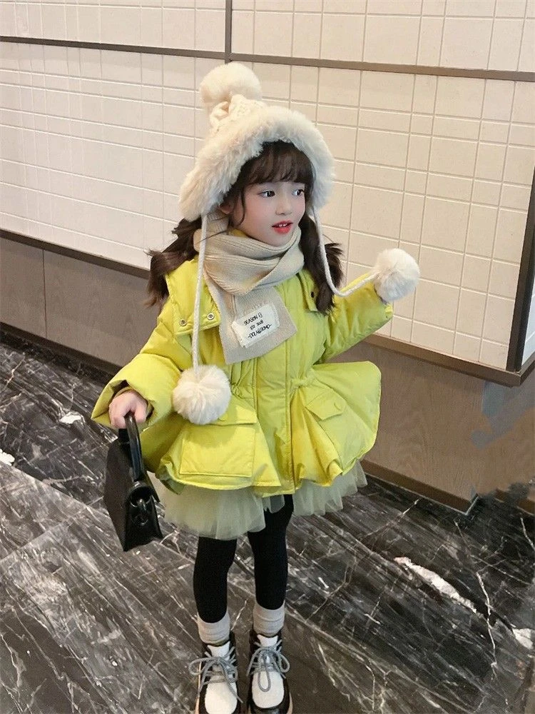 童装潮款Y女童羽绒服冬装小女孩洋气冬季女宝宝韩版衣女宝外套冬T