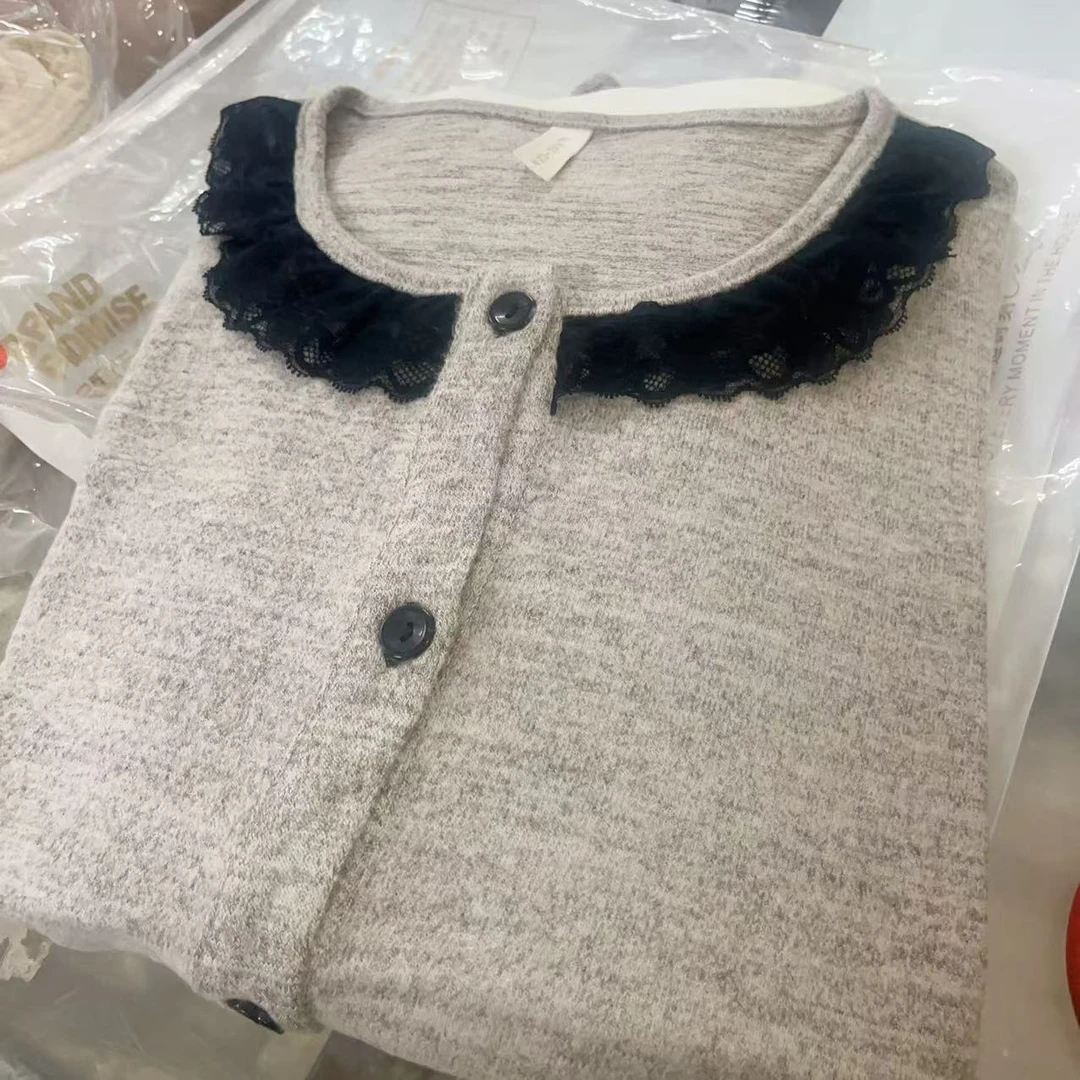 【米兔家居服】CD112小香款燕麦色秋冬加厚三件套