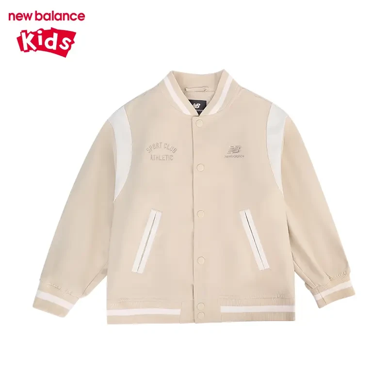 New Balance  休闲时尚春季潮流保暖百搭儿童棒球服 ND7AE1E013