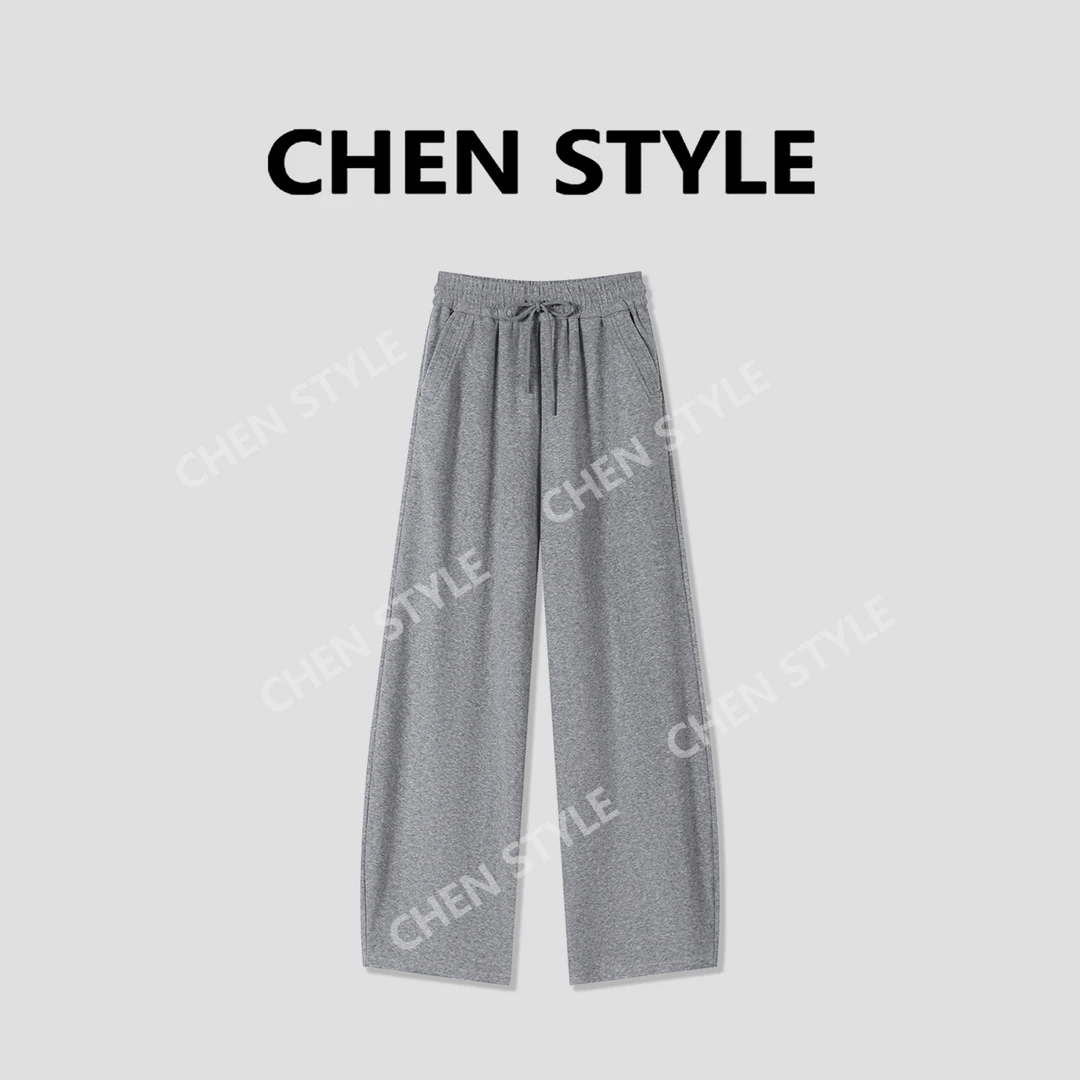 楚楚君~【加绒弯刀裤】K46912加绒净版显瘦遮肉弯刀休闲裤