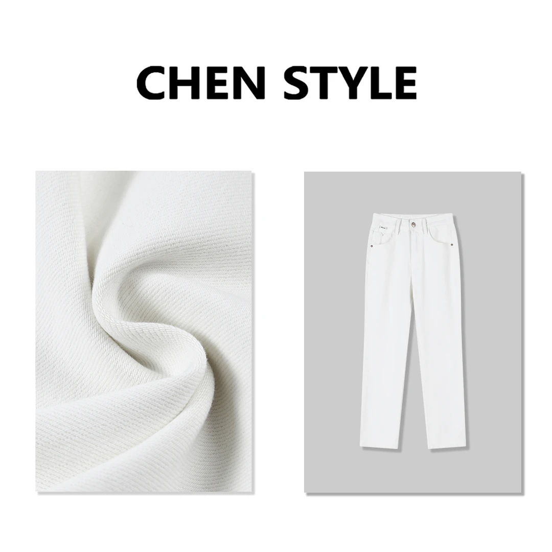 楚楚君~【瘦腿裤】K48712时尚百搭水洗小脚直筒九分牛仔裤