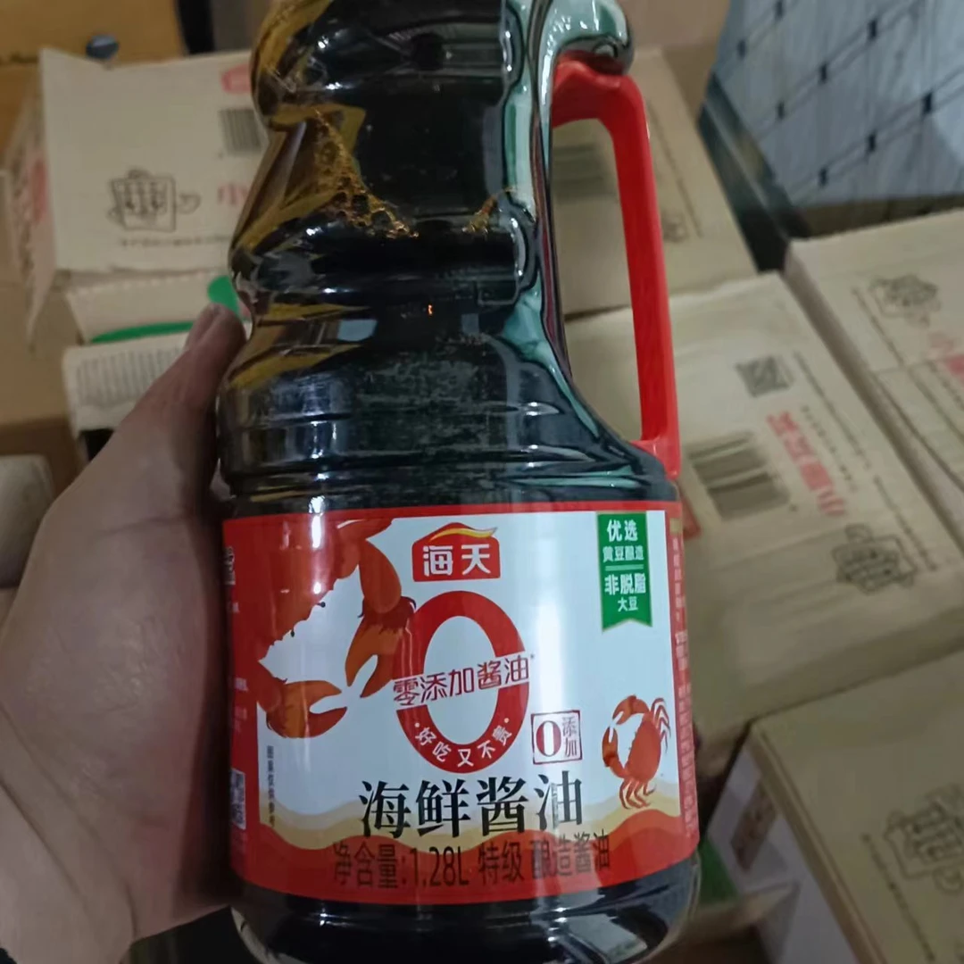 海天0添加海鲜酱油1.28L